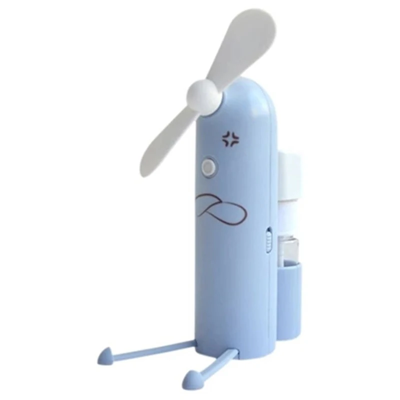 

Creative Mobile Phone Bracket Cartoon Mini Spray Fan Portable Fan Outdoor Charging Small Fan