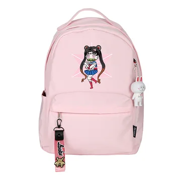 

Anime Kimetsu no Yaiba Kamado Nezuko Sailor moon School Backpack for Teenage Girls Boys Bag Travel Shoulder Backpack
