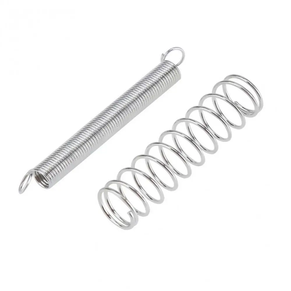 200pc Extension Compression Steel Spring Assortment Kit Flat Hoop For