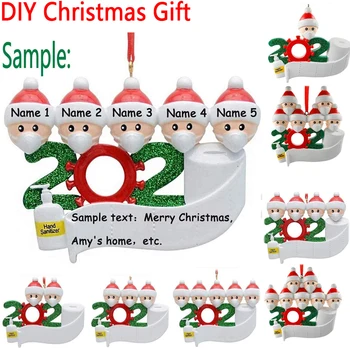 

DIY Personalized Name Christmas Ornament kit 2020 Family Customized Christmas Decorating Kit Creative Gift for Family