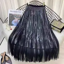 907# новая юбка с бисером для ногтей новые тканевые юбки с сеткой