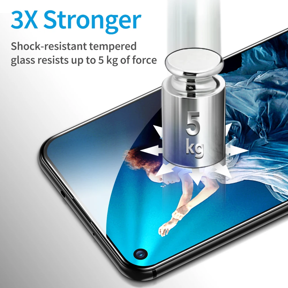ESR закаленное стекло для huawei Honor 20 или 20 Pro Полное покрытие анти Bluy-Ray протектор тонкое стекло Защитная пленка для экрана