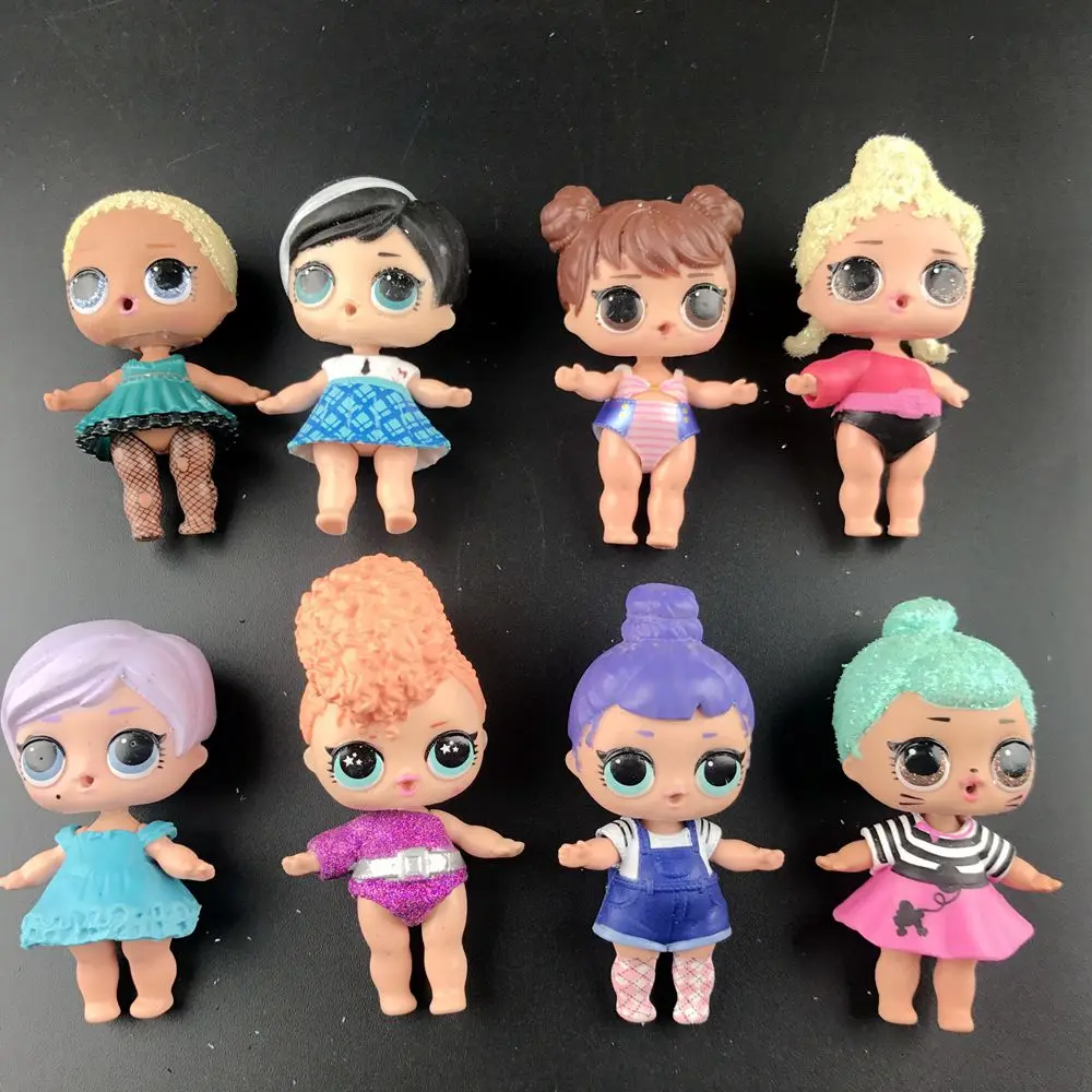 1pc Dolls + 1pc Clothes Sets Random lol dolls 8cm Big Sister Dolls LOL