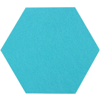 

5Pcs/Set Hexagon Felt Board Hexagonal Felt Wall Sticker Multifunction 3D Decorative Home Message Board Self-Adhesive Kids Room B