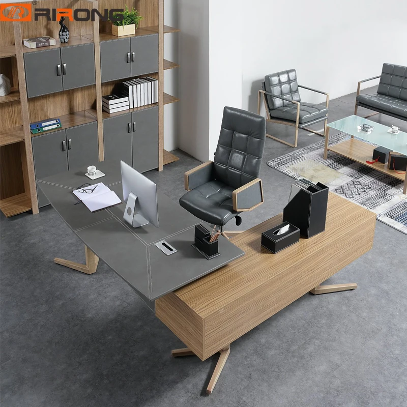 Nordic Design Small Grey Color Office Furniture Set Home Study Table Furniture Wood Laptop Table Executive Table Desk Set Nordic Design Small Grey Color Office Furniture Set Home Study Table Furniture Wood Laptop Table Executive Table Desk Set