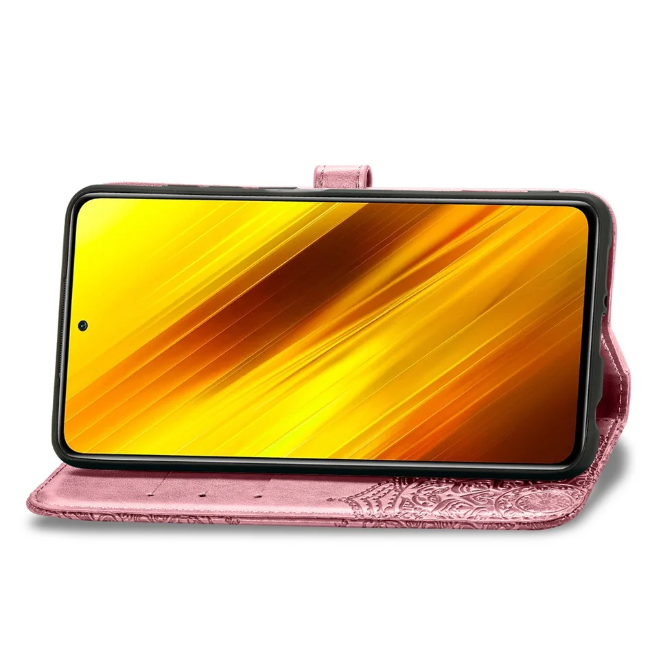 Poco X3 Flip Wallet PU Leather Case For Xiaomi Poco X3 NFC Case For Xiaomi Poco X3 NFC Cover High Quality Card Slot Phone Case xiaomi leather case design
