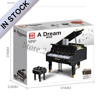 

New xqgq01 2623pcs Ideas Series MOC Piano Dreamer Blocks Model Building Kits Blocks Bricks Christmas Toy Gift Creator Technic