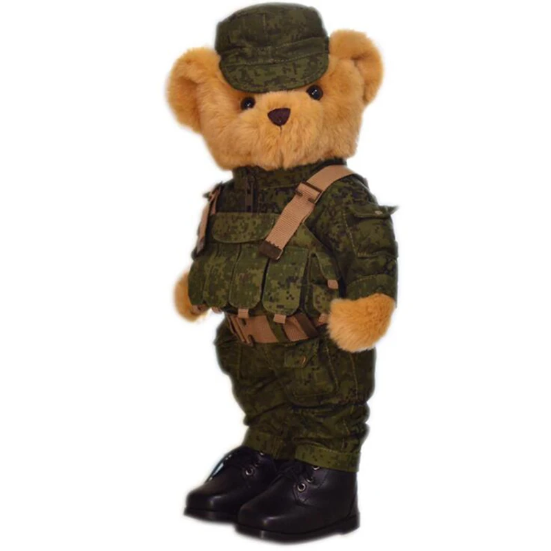 38cm Creative Teddy Bear Military 