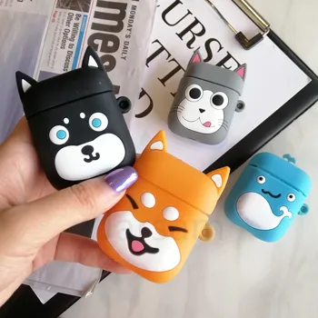 

Cute Luxury dog Case For Airpods Case Candy Colors Girl Protective Cover For Airpods 2 Airpods pro earphone cases