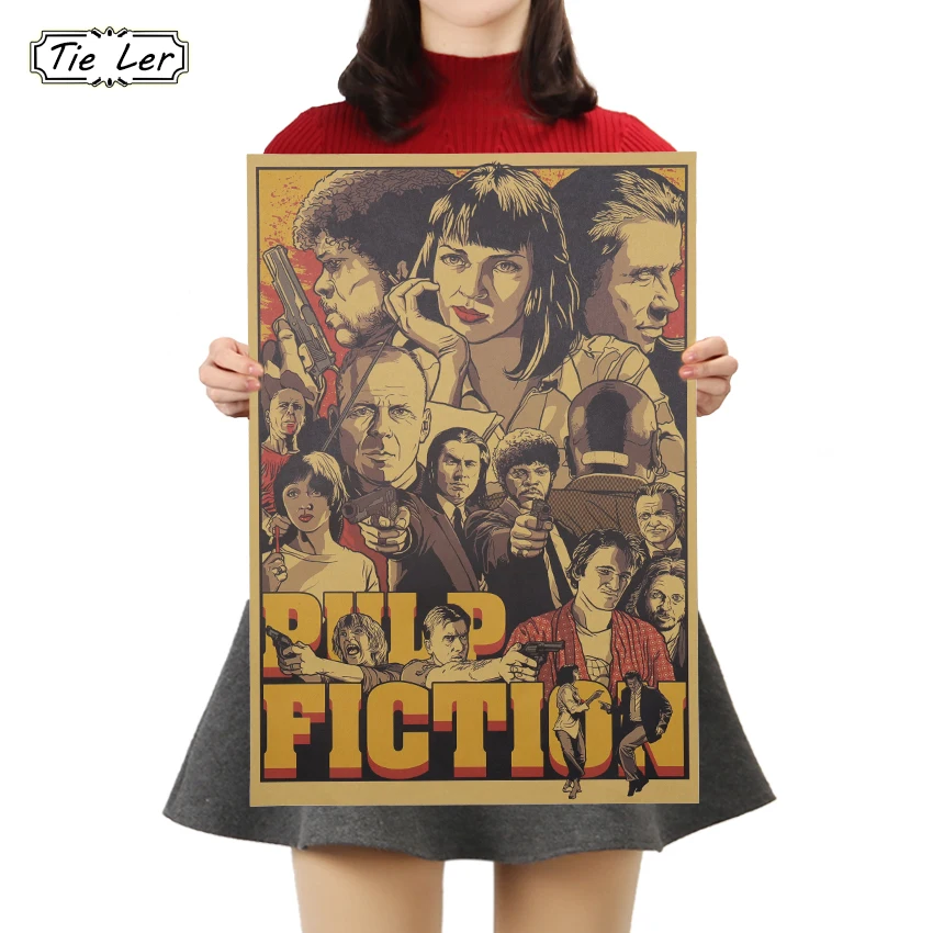 TIE LER классический фильм целлюлозно фантастический плакат для кафе бар кухни