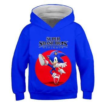 

Anime Mario Sonic 3D Print Hoodie Sweatshirt Autumn New Style 3d Hoodies Cartoon Pikachu Super Casual Pullover kids Hoddies