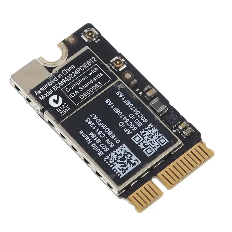 BCM943224PCIEBT2 2,4/5G WiFi BT 4,0 мини PCIe сетевая карта для Mac OS Macbook
