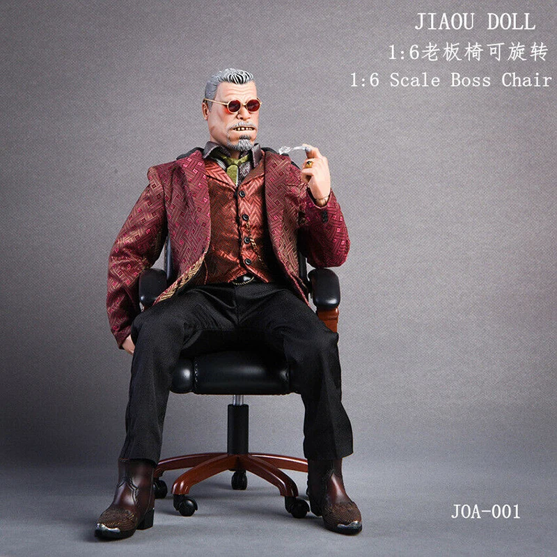 3 Colors 1/6 Scale Action Figure Scene Accessory Office Boss Swivel Chair Model For 12" Dolls Collections
