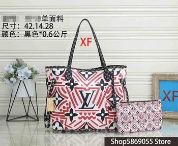 

Luxury Leather Handbags Women Bag Louis Vuitton LV- Designer Brand Women's Shoulder Bags Large Capacity Ladies Hand Bags L3341