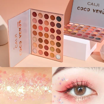 

35 Color Eyeshadow Palette Colorful Eye shadow Palette Glitter Highlighter Shimmer Make up Pigment Matte Makeup Palette TSLM2