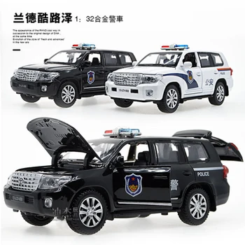 

1:36 LPolice Diecast Metal Cars Toy Pull Back Alloy Model Children toys car Gift