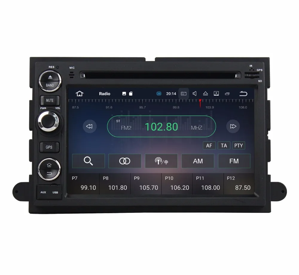 Восьмиядерный 7 'Ǝ ядер Android 9 0 автомобильный Радио dvd плеер GPS для Ford Fusion Explorer F150