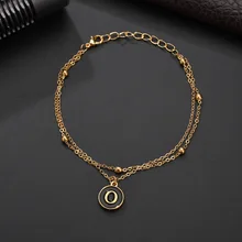 Браслет цепь письмо Богемия многослойный дизайн женские ювелирные изделия золотые браслеты винтажные вечерние браслеты для женщин