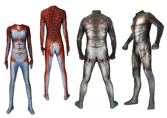 Male Predator Cosplay Costume 3d Print Spandex Zentai Men Predator Basic  Suit Halloween Superhero Bodysuit Adults Kids Jumpsuits - Cosplay Costumes  - AliExpress