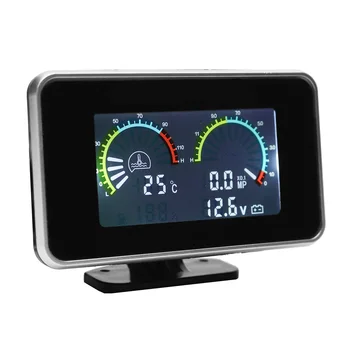 

New 12-24V 3 In1 Car LCD Digital Gauge Voltmeter & Oil Pressure & Water Temp Meter Auto Replacement Parts