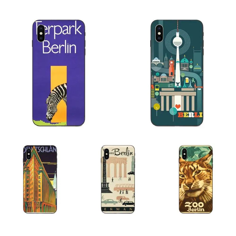 Мягкий чехол для телефона Apple iPhone 4 мобильный телефон 5 4S SE 6 6S 7 8 Plus X XS Max XR немецкий