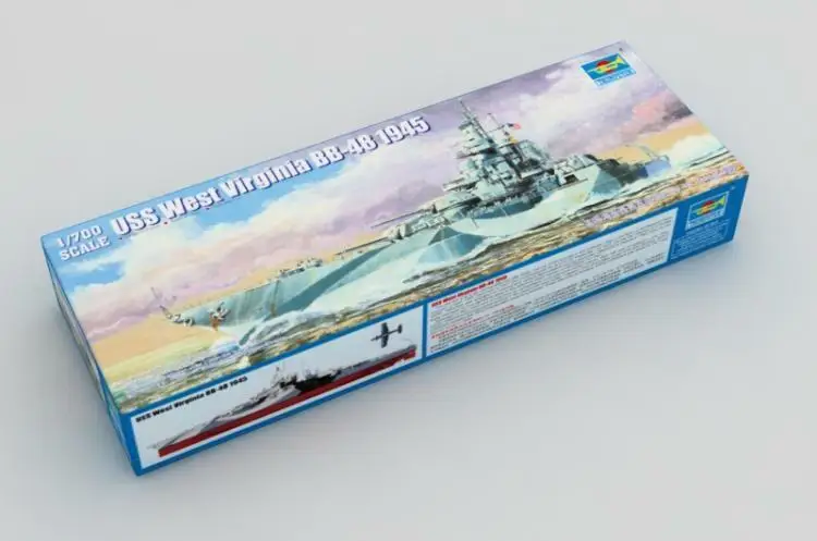 

Trumpeter USS West Virginia BB-48 1945 1/700 ship model kit new 05772 model kit