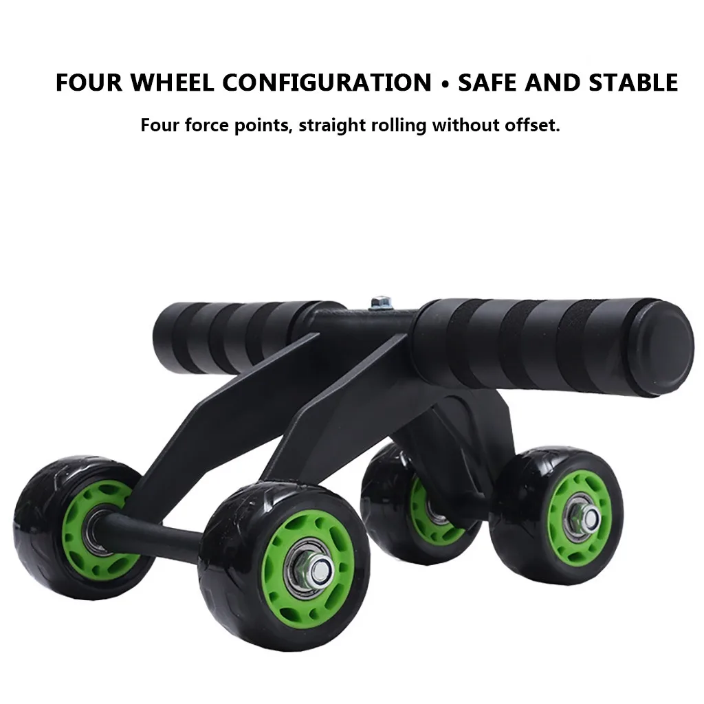 HIINST 4 rollers Ab Roller abdominal muscle training machine home gym machine belly equipment Home Sport Training Equipment 427