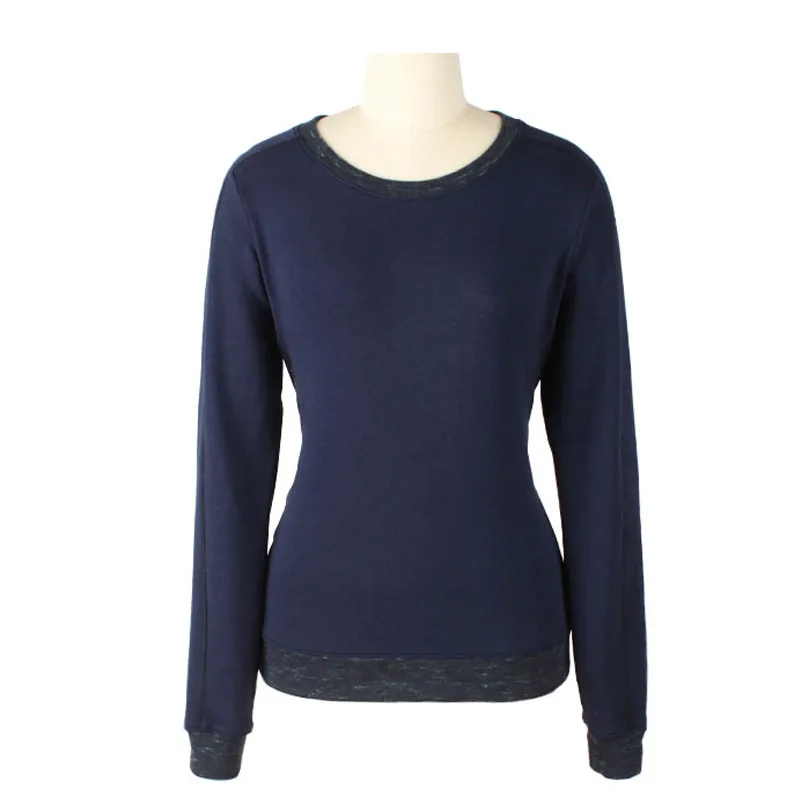 

Spring, winter and autumn women's comfortable round-neck long-sleeve hoodies to keep warm