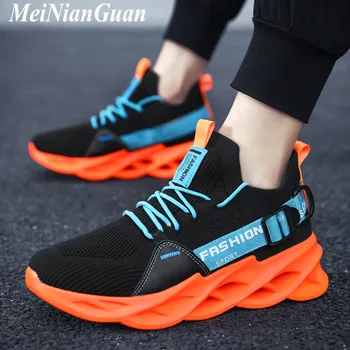 

Youth Running Shoes for Men Training Sport Shoes Man Sneakers Sports Shoes Ultralight Air Mesh Mens Running Shoes Big Size 46 A7