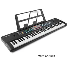 37-ключи микрофон-Клавиатура Детские Музыкальные Игрушки для раннего более лет образования черный