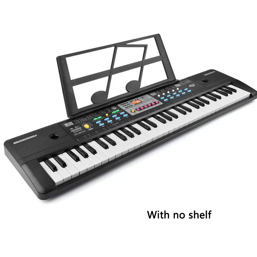 

37-keys Microphone Keyboard Children's Musical Toys Early Over Years Old Education Black