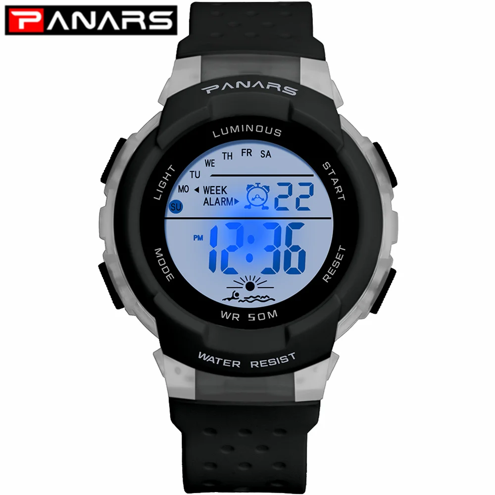 PANARS брендовые Детские часы для мальчиков детские часы Reloj De Ninos 5 бар водонепроницаемые рождественские подарки для детей