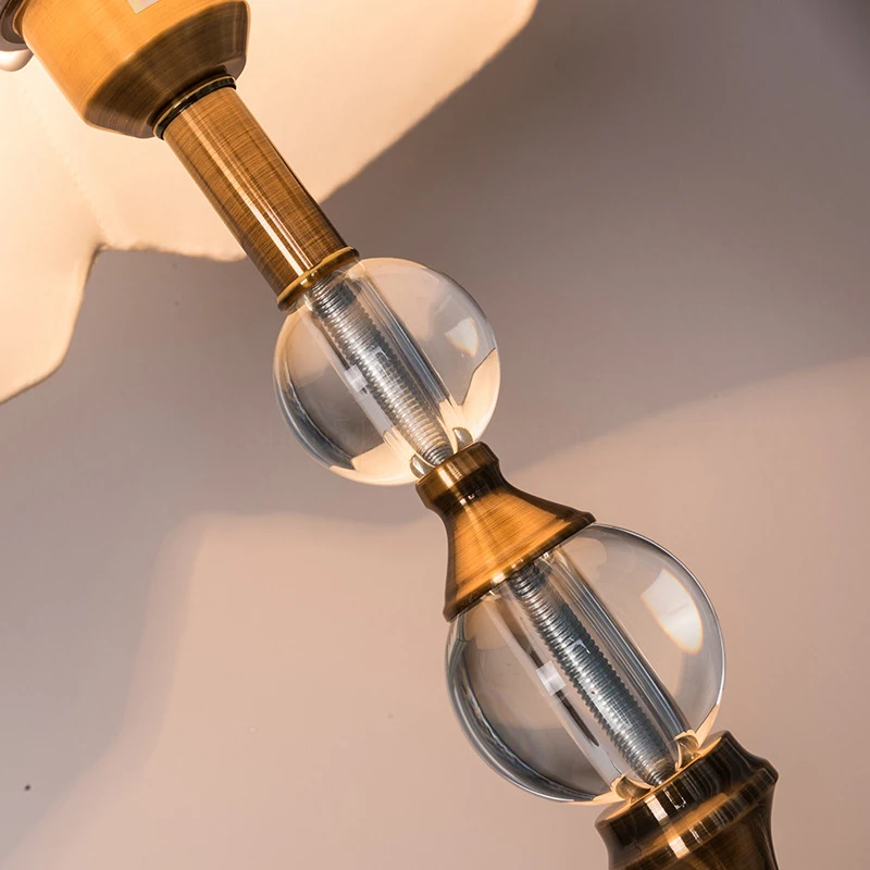 Tanie Postmodernistyczna lampa podłogowa Led Crystal salon dekoracji sypialnia lampki nocne sklep