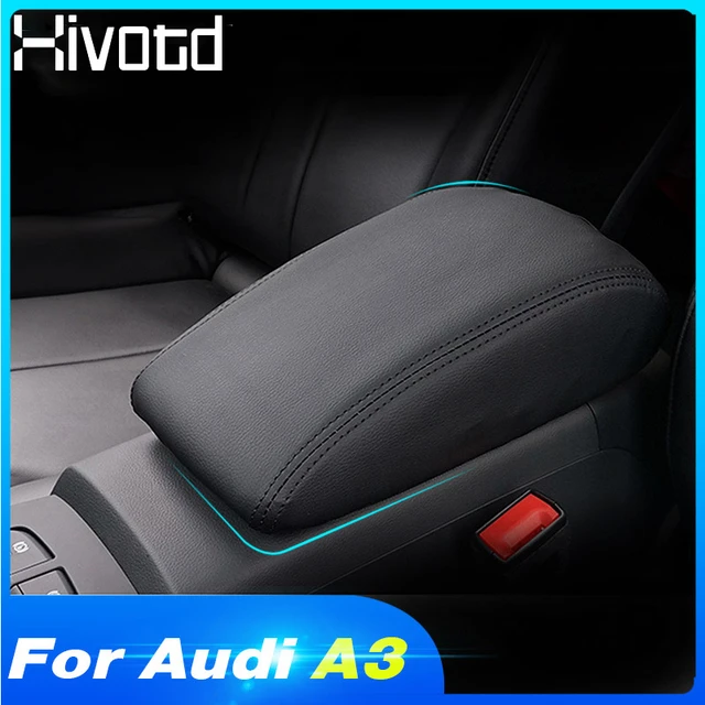 VOYVOX Armlehnen Polster Auto, Für Audi A3 Auto Decor Zubehör Mittelkonsole  Pad, Auto Sitz Box Abdeckung Armlehnenkissen,B: : Auto & Motorrad