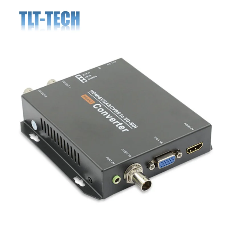 

1080P HDMI VGA CVBS к SD/HD/3G SDI видео конвертер CVBS сигнала PAL/NTSC HD-SDI до 200 м 3G-SDI до 120 м