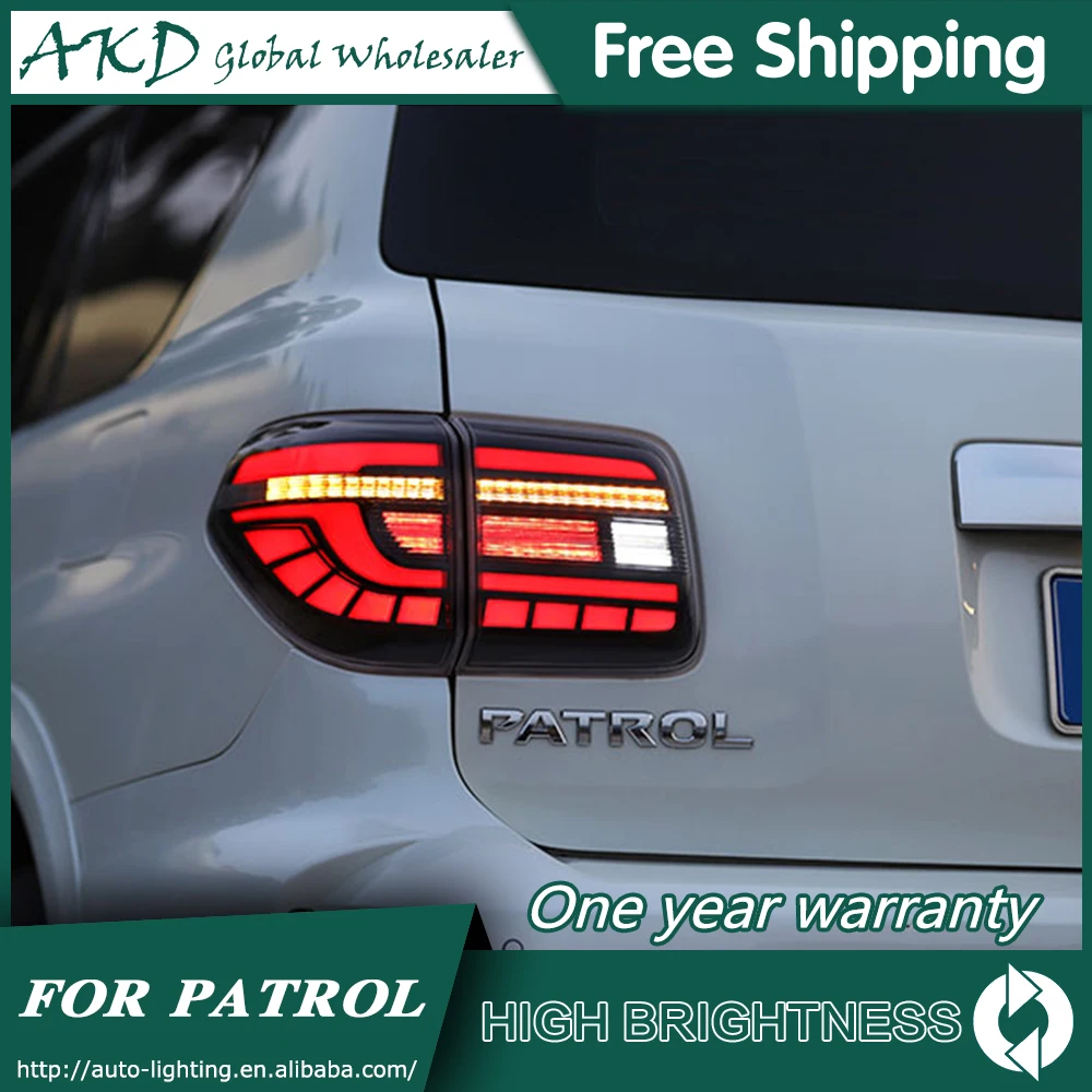 Задний фонарь для автомобиля Nissan Patrol Y62 2008-2019 светодиодные противотуманные фары