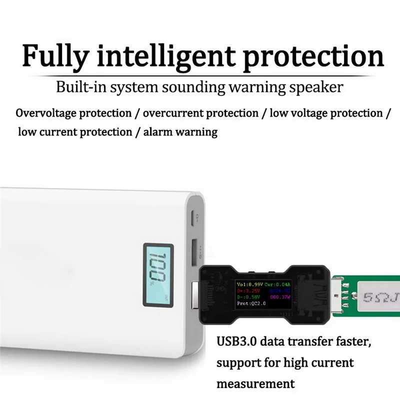 

FNB18 USB tester DC Digital voltmeter amperimetro current voltage meter amp volt ammeter detector power bank charger indicator