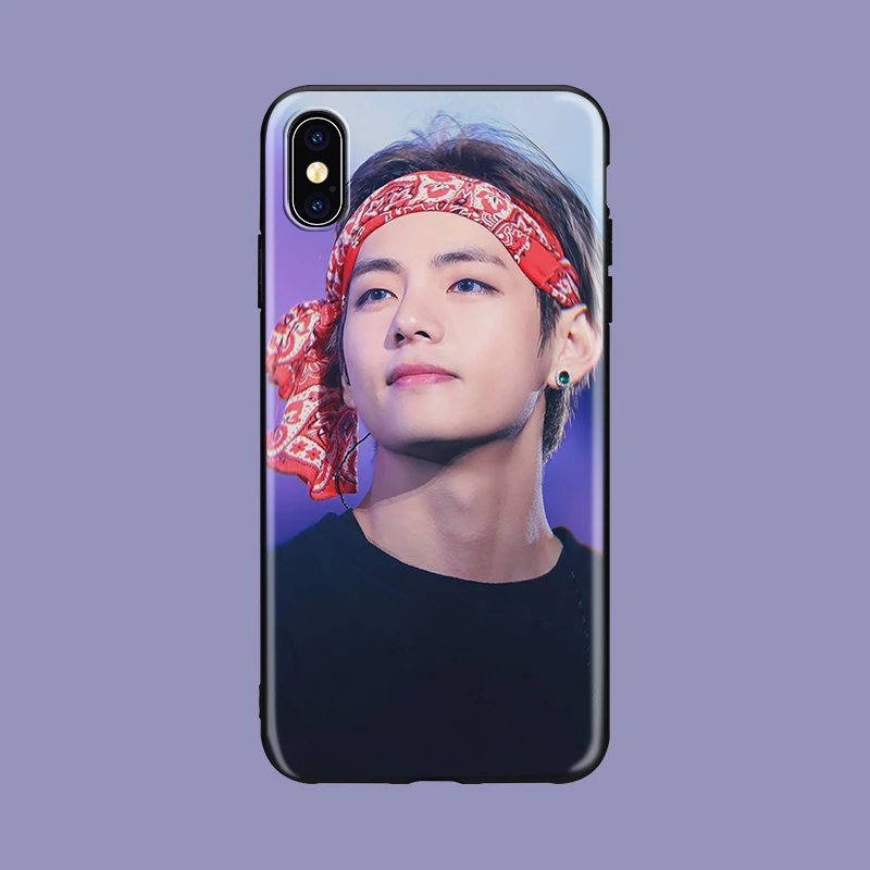 Мягкий силиконовый черный чехол для телефона kim namjun KPOP Mans для iPhone 5 5S SE 6 6s 7 8 plus X Xs XR max Jimin kim minyun - Цвет: 1052