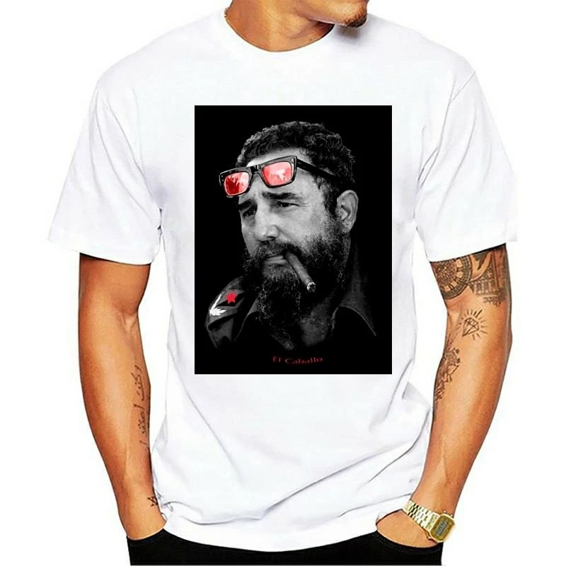 Reasonal Price Summer El Caballo Cuba Guerilla Che Guevara Fidel Castro M L  Xl Xxl 3xl O neck Streetwear Tees T shirt Male|Áo phông| - AliExpress