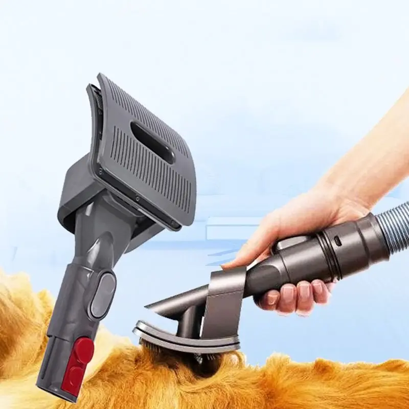 Pet Cat Dog Animal Hair Brush Vacuum Cleaner Nozzle Attachment Grooming Tools 