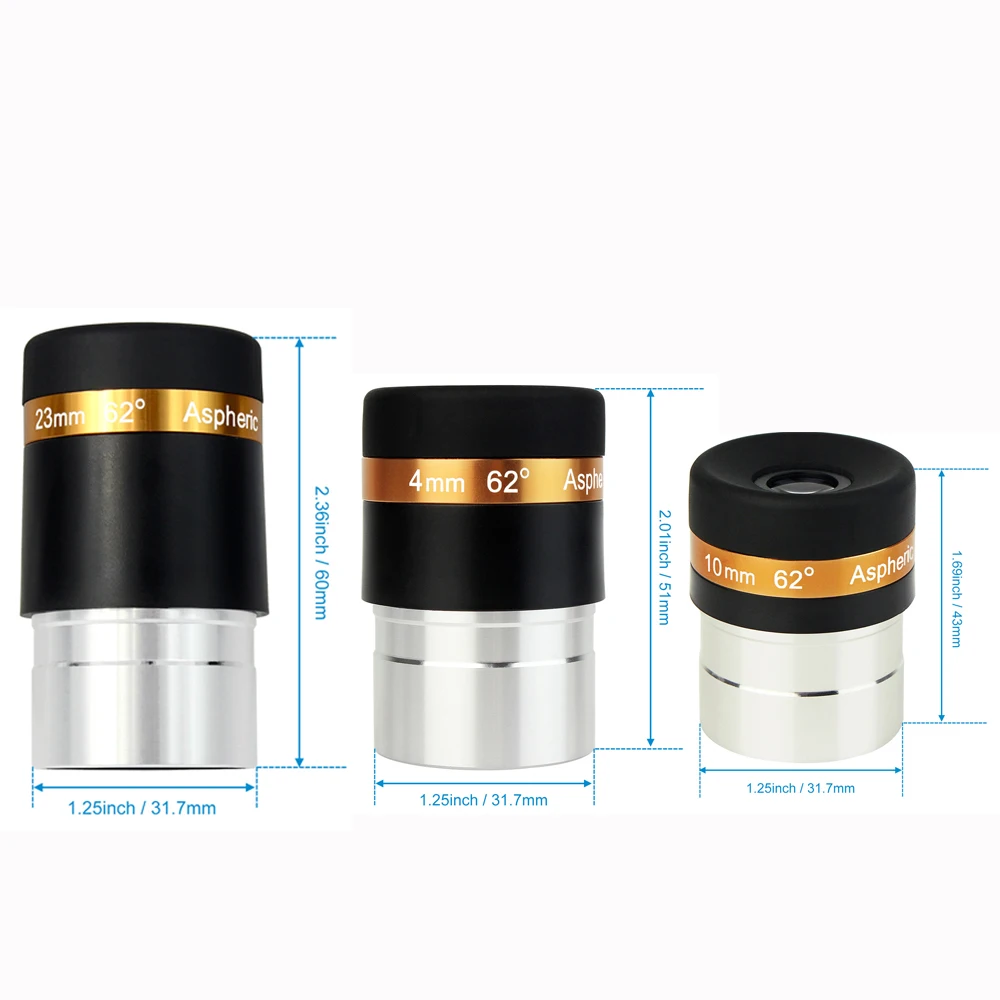 Goedkoop 3 Pcs Svbony 1.25 \