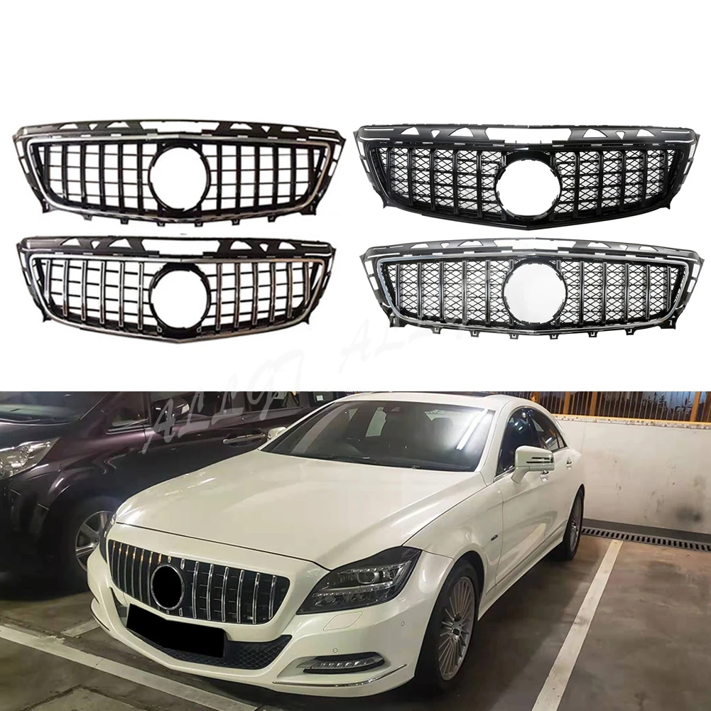 Передний гоночный заготовка бампер верхняя крышка радиатора для Mercedes Benz W218 CLS Class