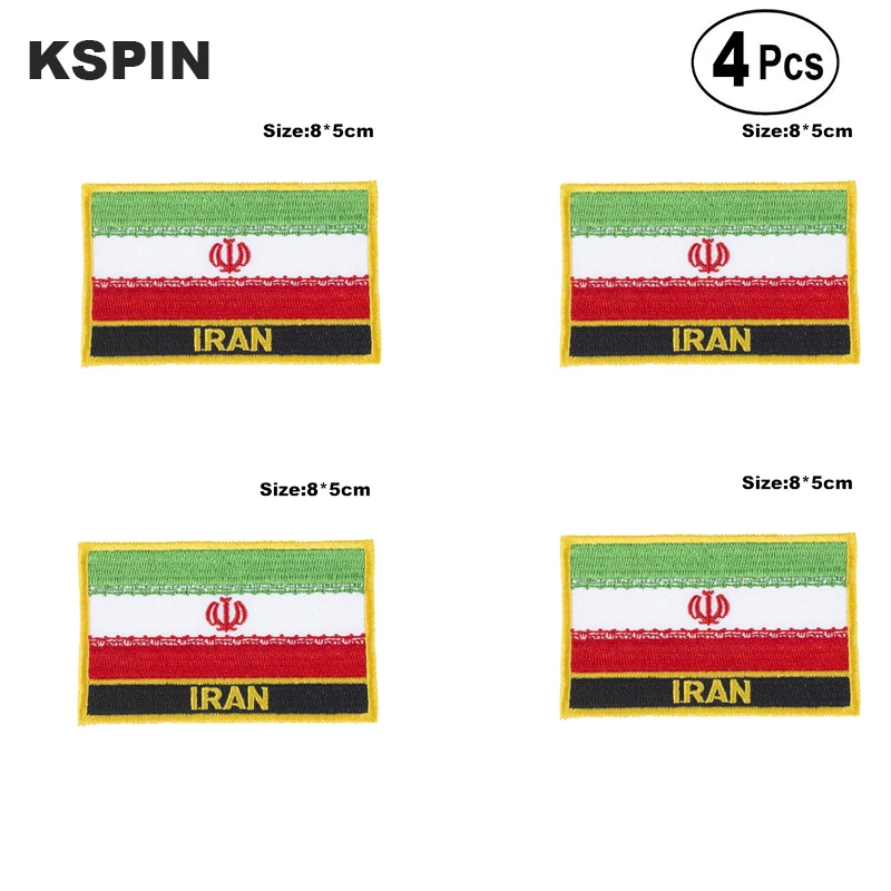 Того Shiled форма флаг нашивки с национальным флагом для одежды DIY украшения PT0051