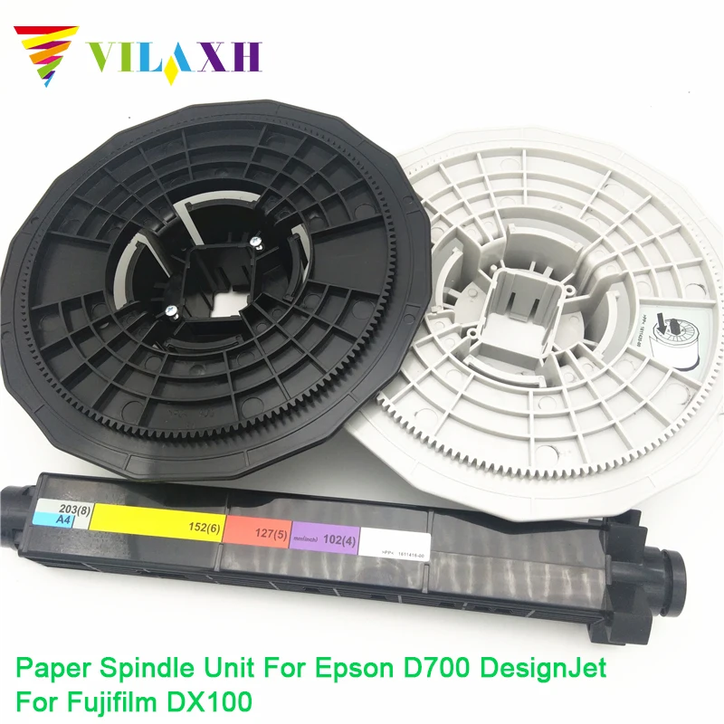 Vilaxh совместимый бумажный шпиндель замена блока для Epson D700 DesignJet для Fujifilm DX100 плоттер части