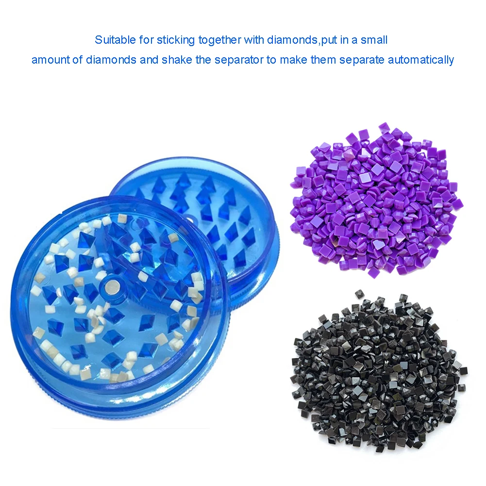 crafts with needles 5D DIY Diamond Painting Tool Drill Separator Separate Diamond Painting Round Square Drills Separator Accessories Divider Kit punch craft embroidery