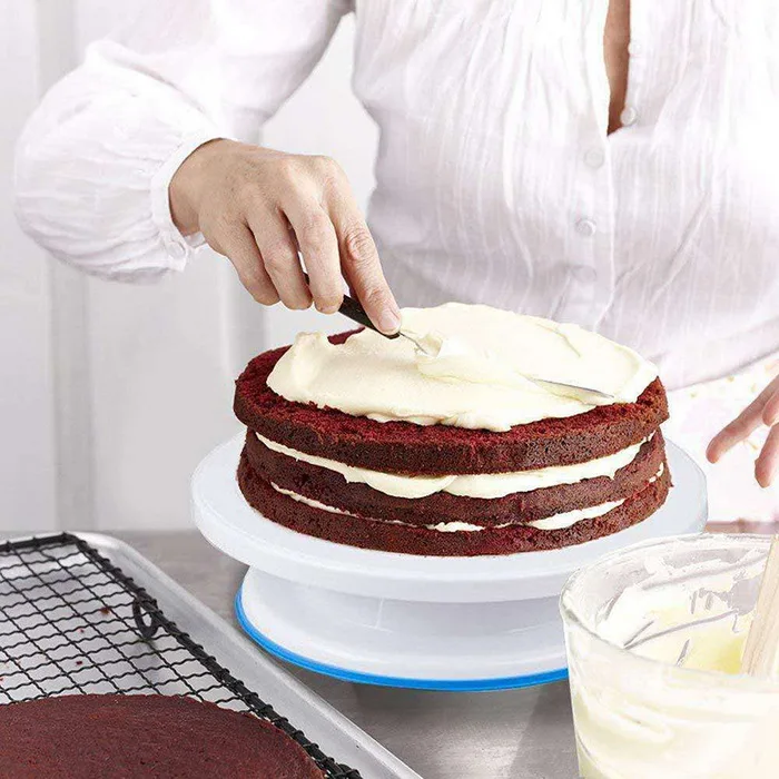 106 шт./компл. выпечки многофункциональный поворотный стол для торта комплект для украшения торта печенье трубка Fondant(сахарная) инструмент Рождественский десерт