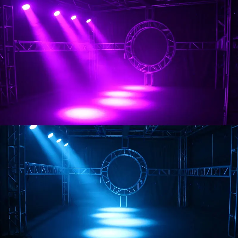 SHEHDS ograniczony czas oferta 2 sztuk LED Beam + umyć 19x15W RGBW Zoom oświetlenie z skrzynia transportowa dla Disco KTV Party bezpłatne szybka wysyłka