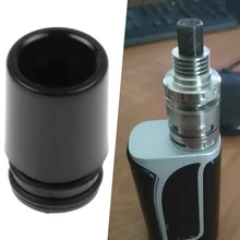 5 шт. спиральный уникальный дизайн 510 платисковый мундштук для ego aio, чтобы избежать eliquid, разделяя черный прозрачный E Cig капельный наконечник s