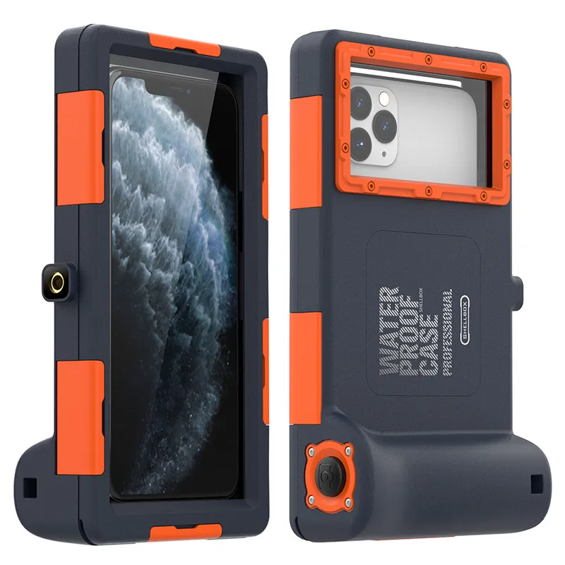 Professional 15M Deep Waterproof Case For iPhone 12 Pro Max 11 XR XS 8 7 6s Samsung Galaxy S21 Ultra S10 S9 Note 20 Plus 10 9