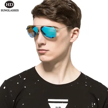 

HD-clear Polarized Sunglasses Women Mirror Glasses Man Driving Gafas De Sol Pilot UV400 Eyewear Alloy Fishing Lentes Mujer LD011